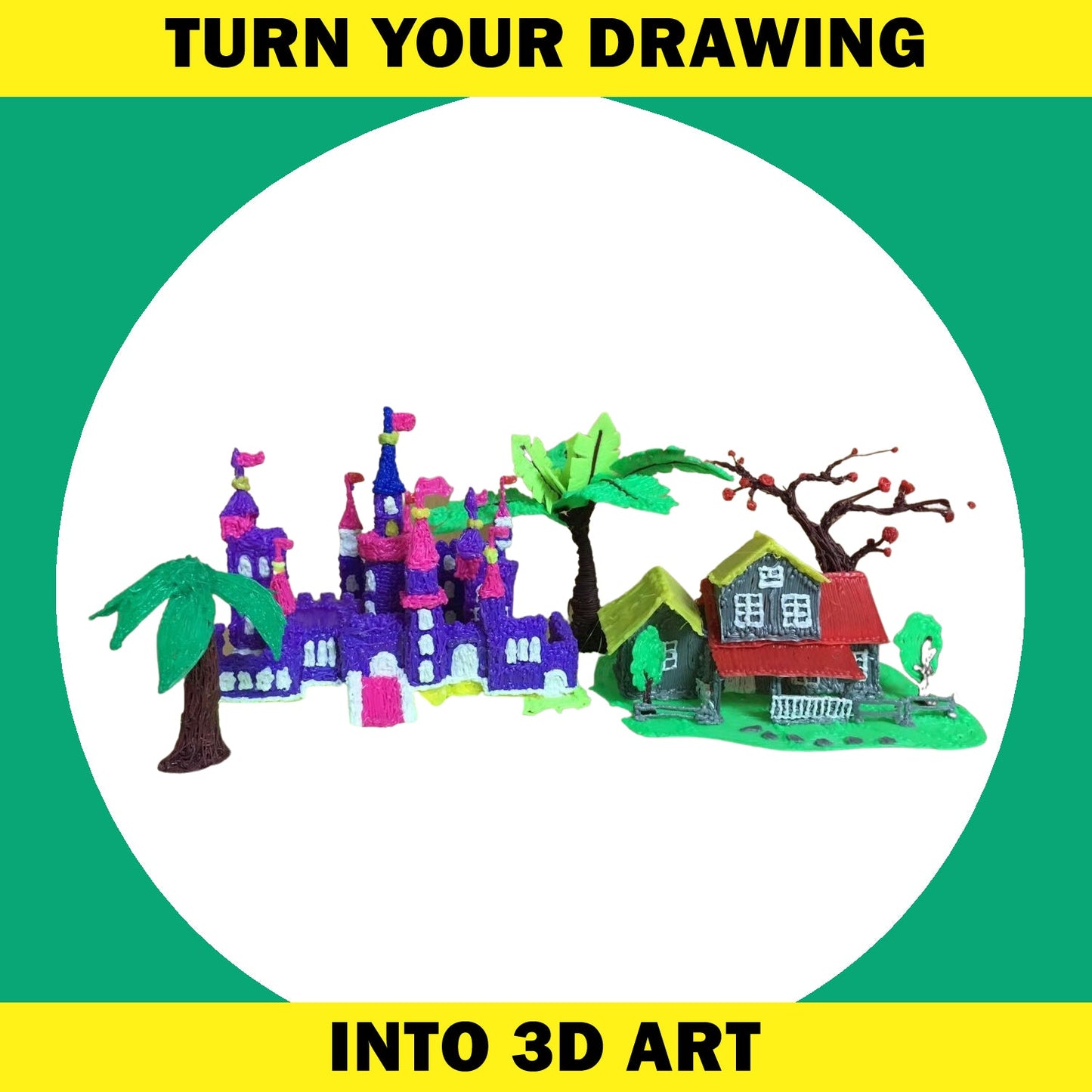 3D Stift mit OLED Screen, Profimodell für Kinder und Erwachsene