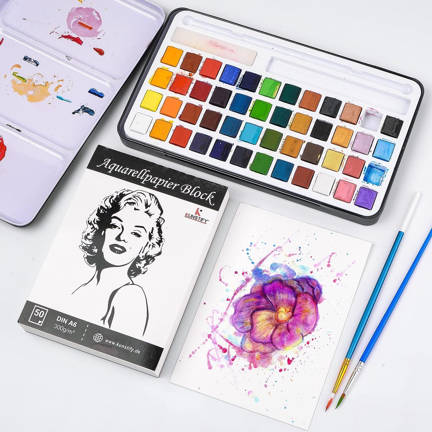 Aquarellpapier - A6 - 50 Blätter