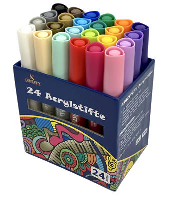 Acrylstifte - 18 Farben - Markerset